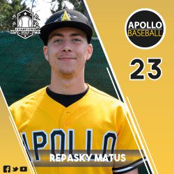 Apollo Baseball - Repasky Matus, #23