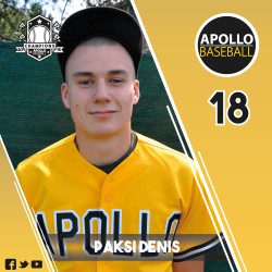 Apollo Baseball - Paksi Denis, #18